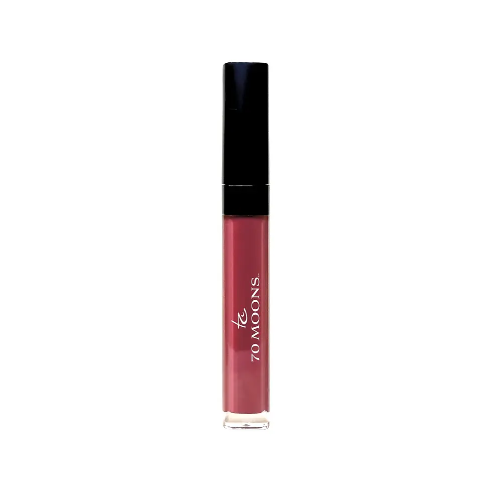 70 MOONS Lip Oil – vegan lip oil with castor oil, vitamin E, and chamomile for hydration, shine, and natural plump