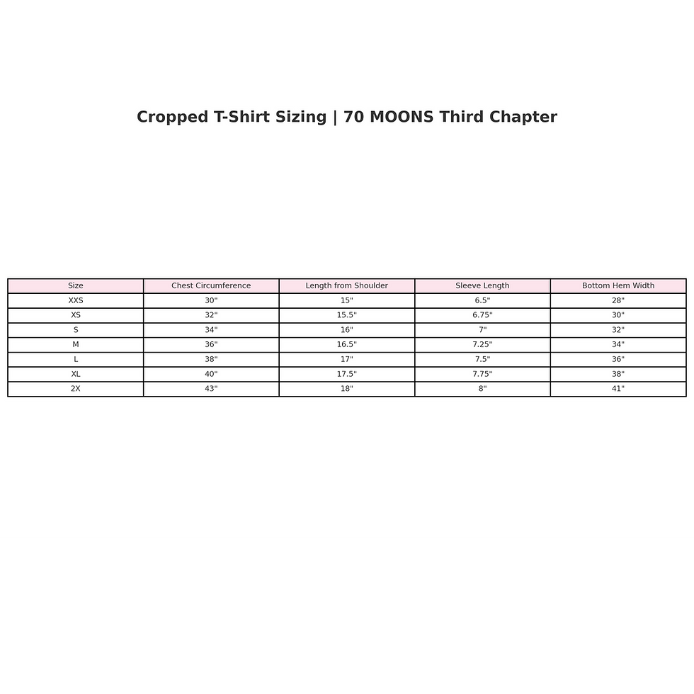 Thumbnail: Cropped T-Shirt | 70 MOONS Third Chapter