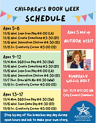book week schedule