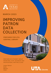 improving patron data collection cover page