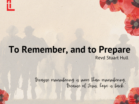 To Remember, and to Prepare