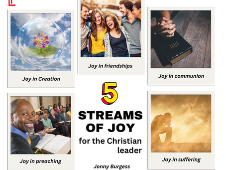 5 Streams of Joy for the Christian Leader