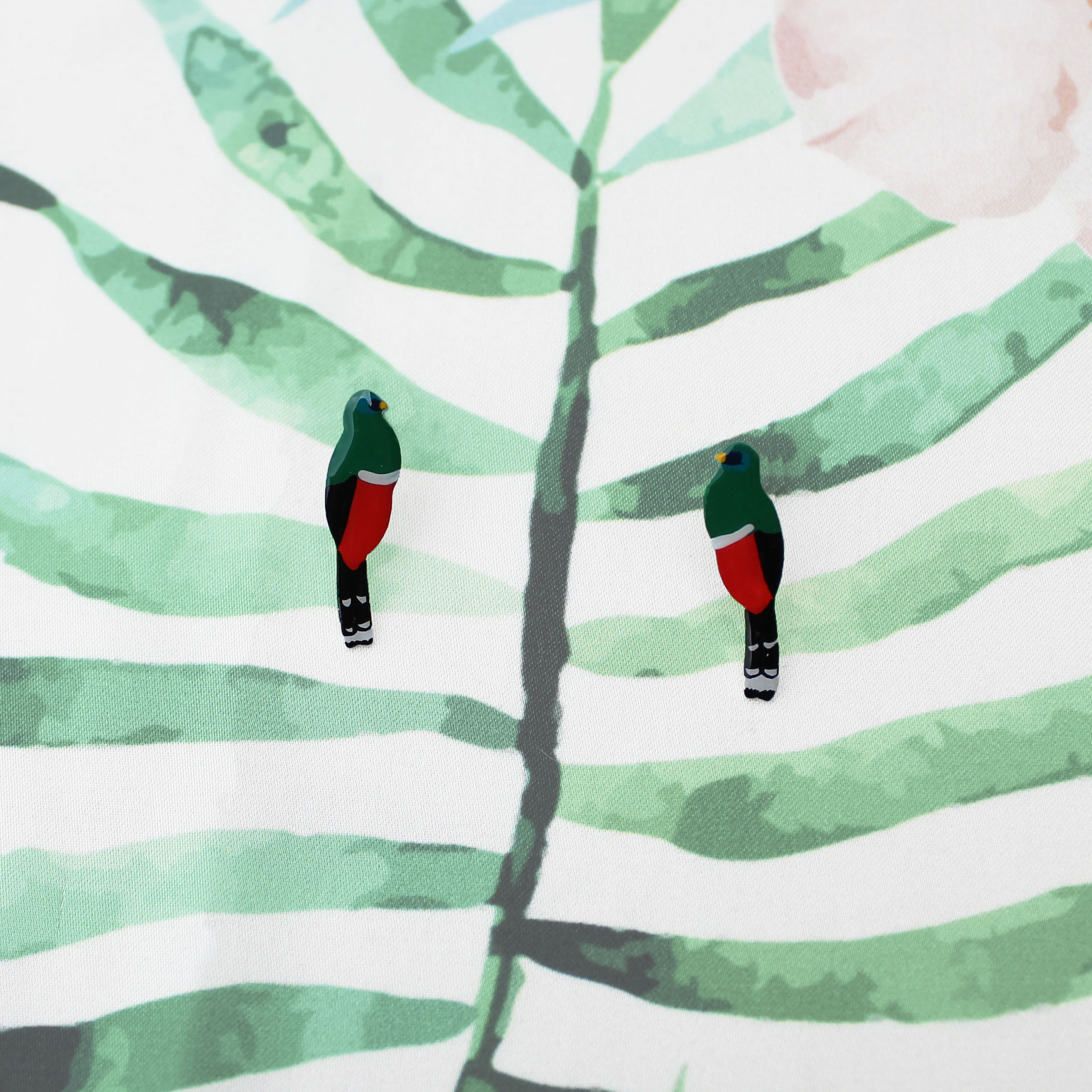 Aretes de Ave Trogón Personatu