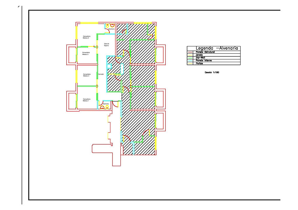 CONSULTORIO CAMILA E RODRIGO PLANTA ARQUITETONICA Consultório Médico-Layout1-pag