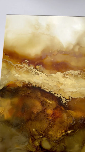 Thumbnail: Coffee Couture - Abstract Ink Painting A2