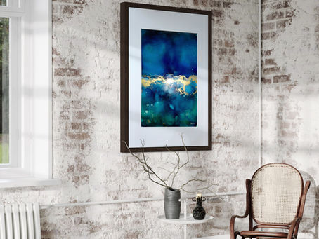 Slick Oils artwork on a wall