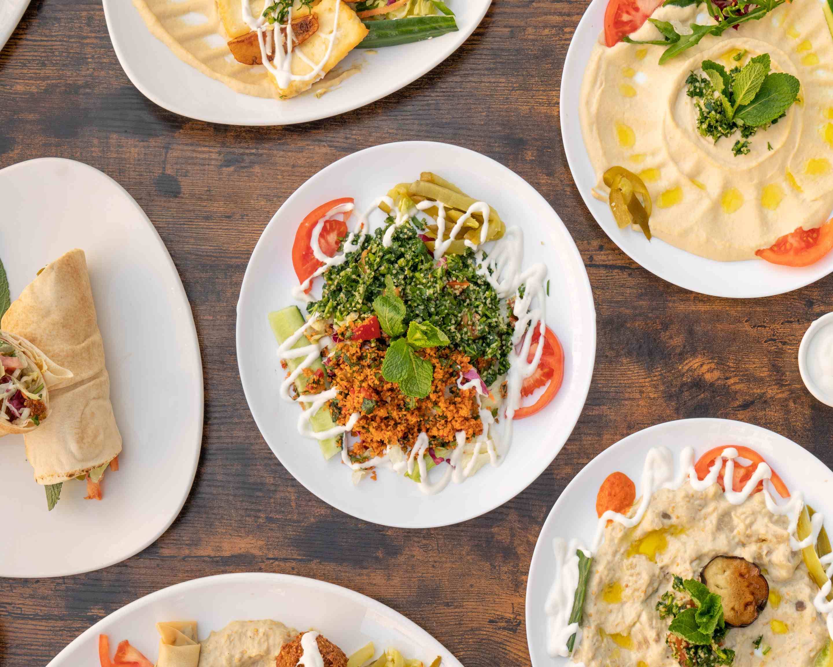 Arranged Food and Objects