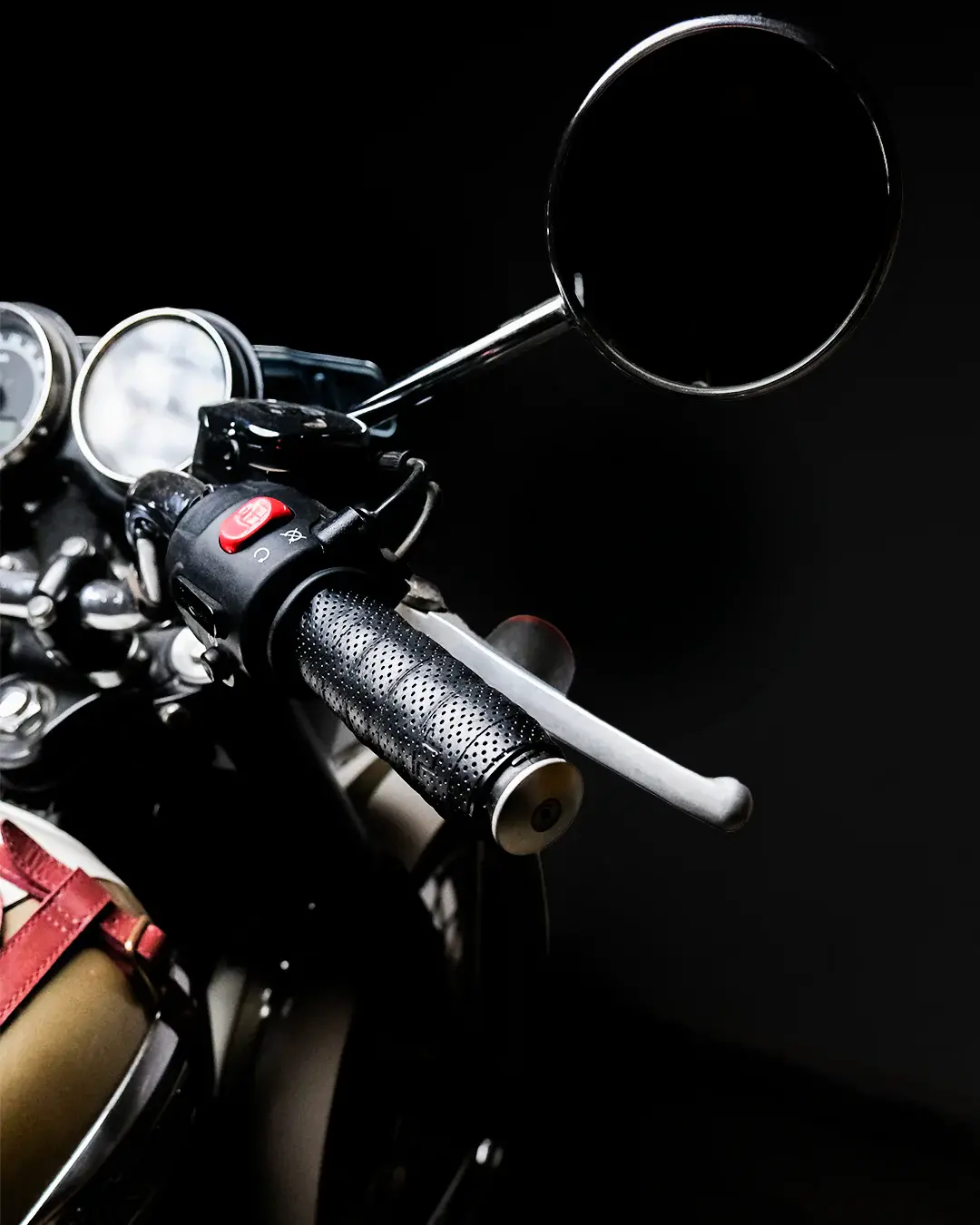 Grips perforados para puño TripMachine Negro