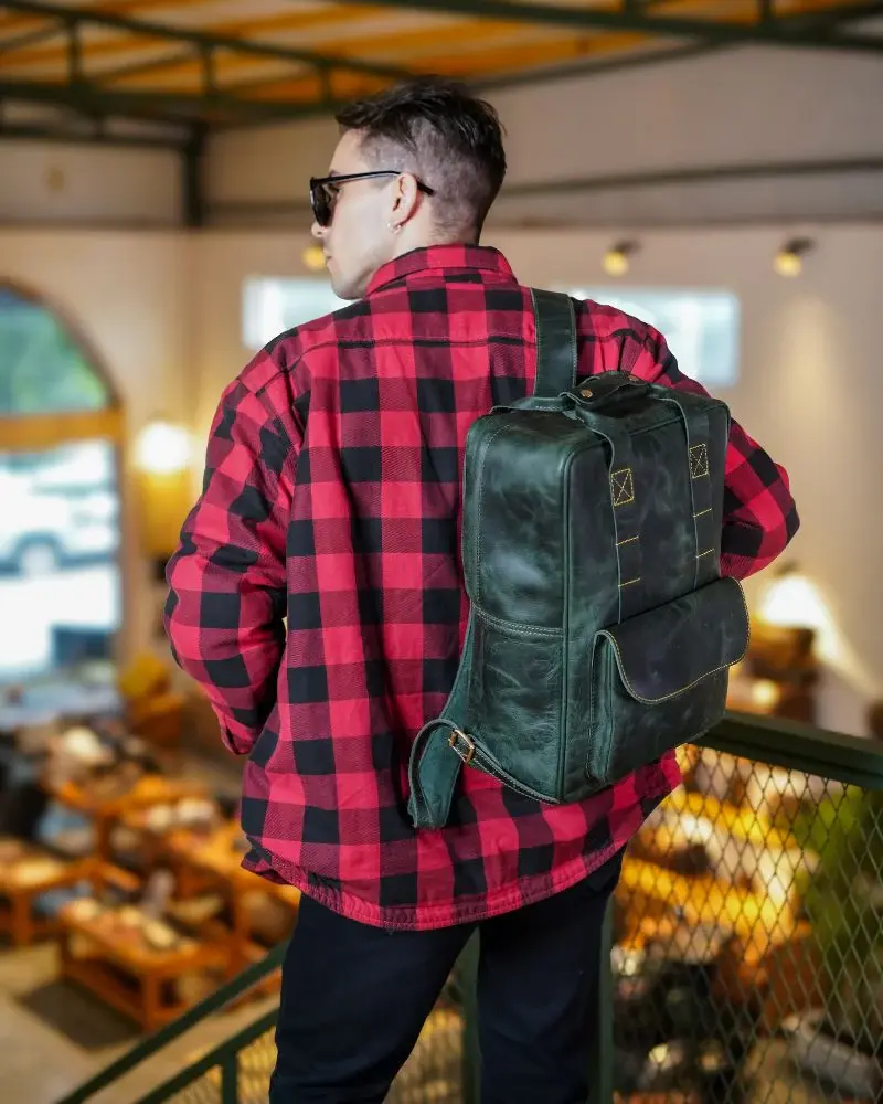 Miniatura: Mochila Alforja TripMachine  Eastwood Color Verde