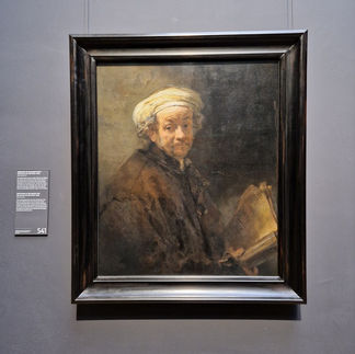 Rembrandt: Önarckép, amszterdam, hollandia, rijks museum
