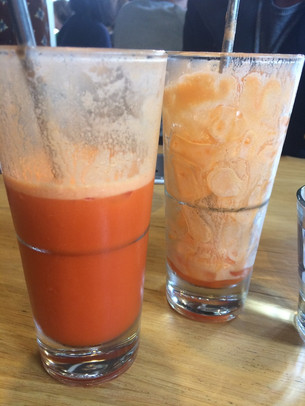 Fém szívószál a juice-hoz, ausztrália, melbourne