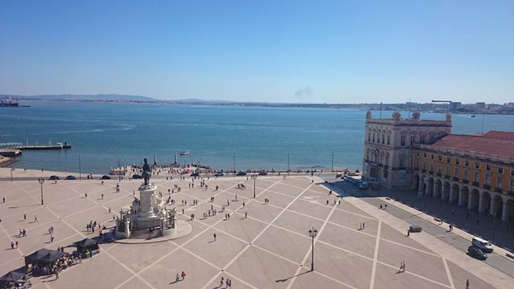 Praca de Comercio, Lisszabon, Portugália