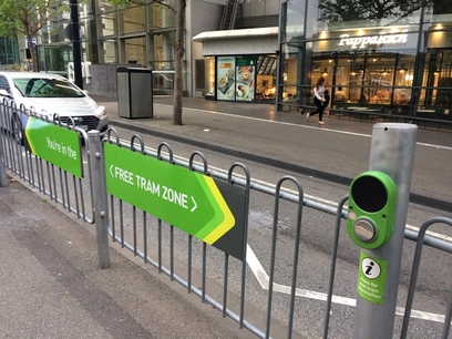 Ingyenes villamos közlekedés, melbourne