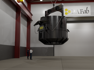 When people think of steelmaking, they picture massive furnaces, molten metal, and showers of sparks. But before all of that can happen, it must start with an essential piece of equipment: the scrap bucket. At EAFab, where advanced Electric Arc Furnace (EAF) technology melts scrap into new steel, we ensure the scrap bucket plays a critical, efficient role in every melting cycle.