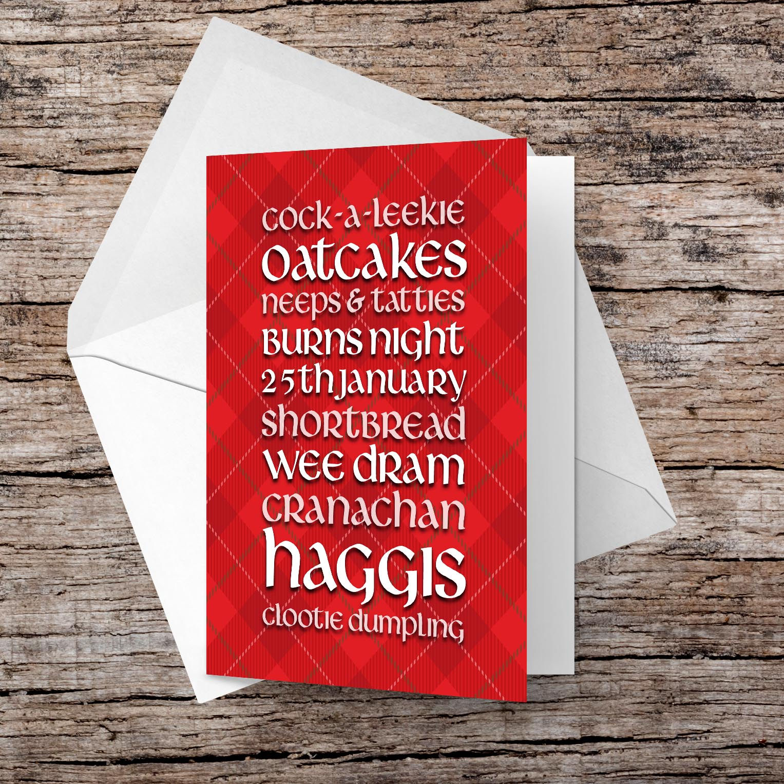 Burns Night Traditions Card
