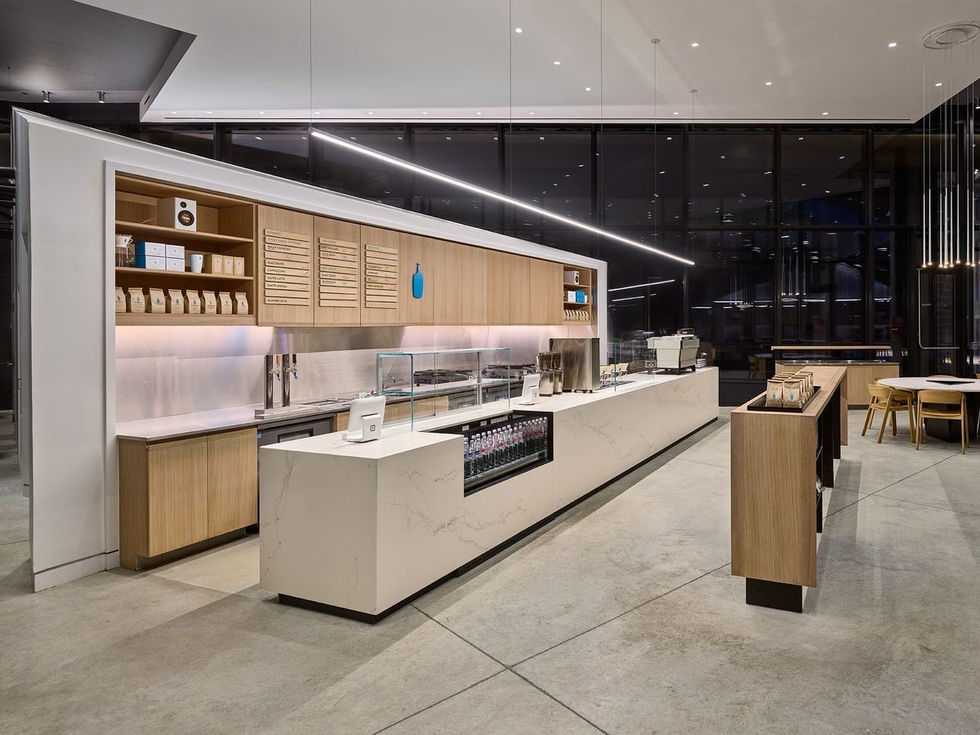 barra cafeteria blanca corian marmol 1