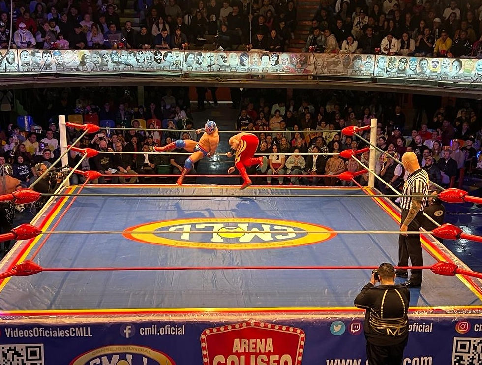"ARRÁNCALE UNA PIERNA": LUCHA, PASIÓN Y ESPECTÁCULO EN LA ARENA COLISEO.