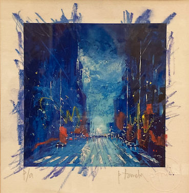 "5 th. Ave", pintura de Pedro Trueba, 2021