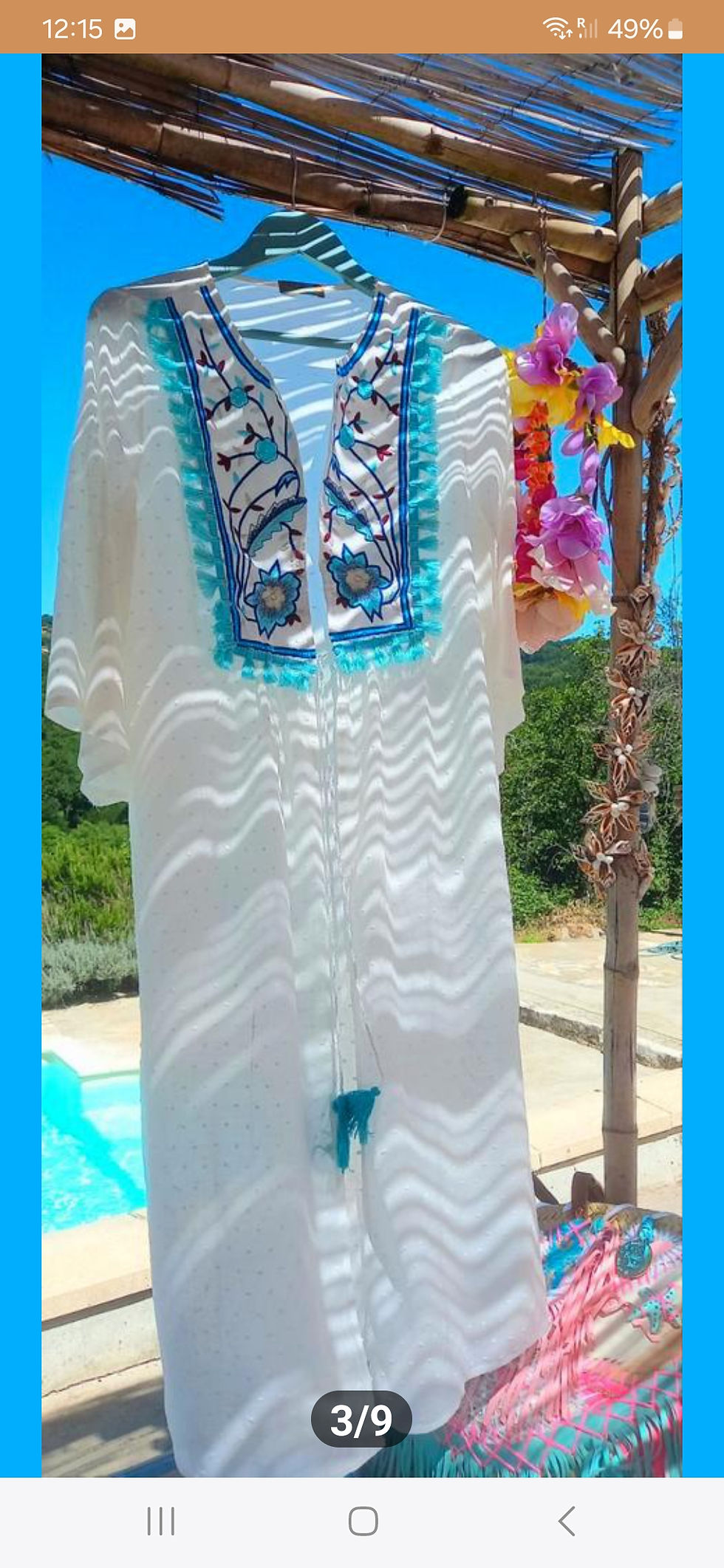 Thumbnail: Island kimono blanc