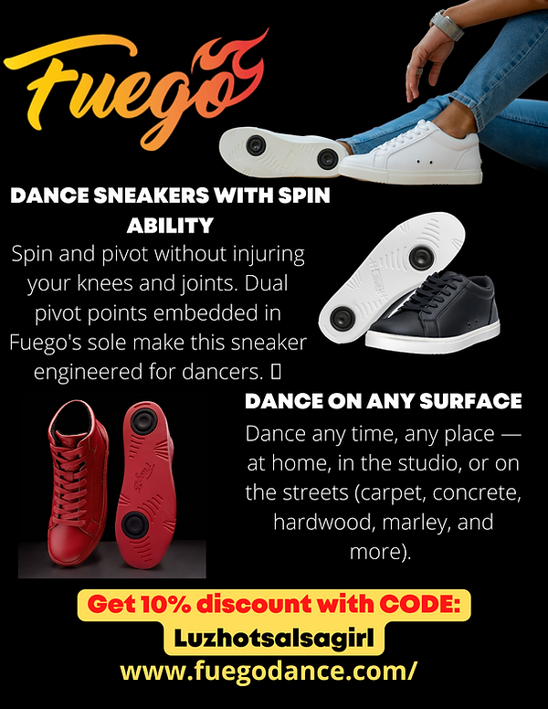 Fuego dance shoes HotsalsaHot