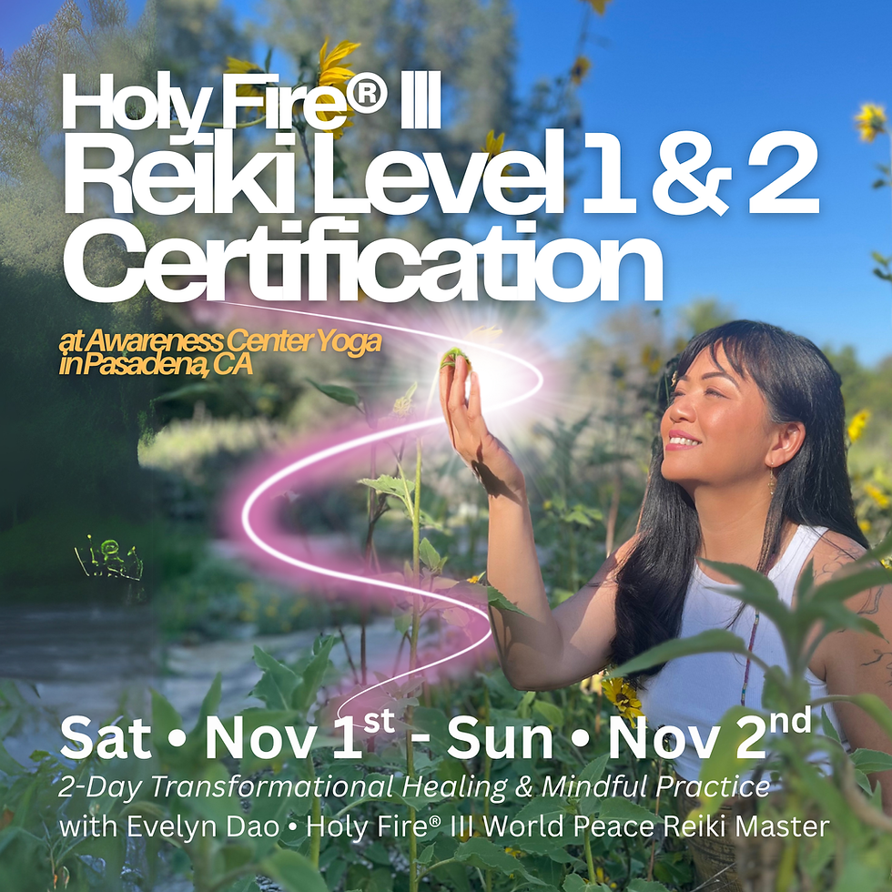 Holy Fire® lll Reiki Level 1 & 2 Certification