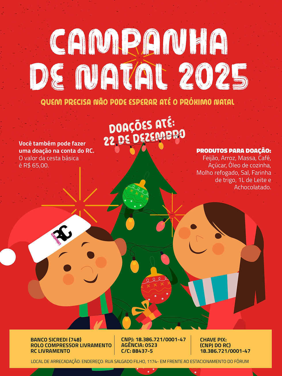 RC Livramento lança a Campanha de Natal 2025