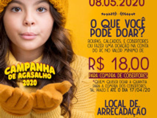 Antes do frio, RC Livramento lança Campanha de Agasalhos 2020