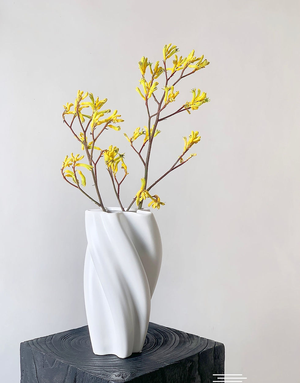 Miniaturbild: Weiße Keramikvase
