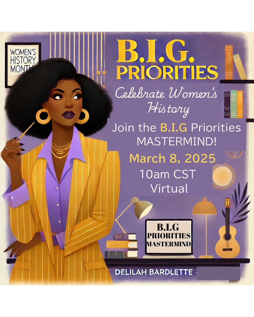 B.I.G. Priorities: Mastering Work-Life Alignment with Confidence
