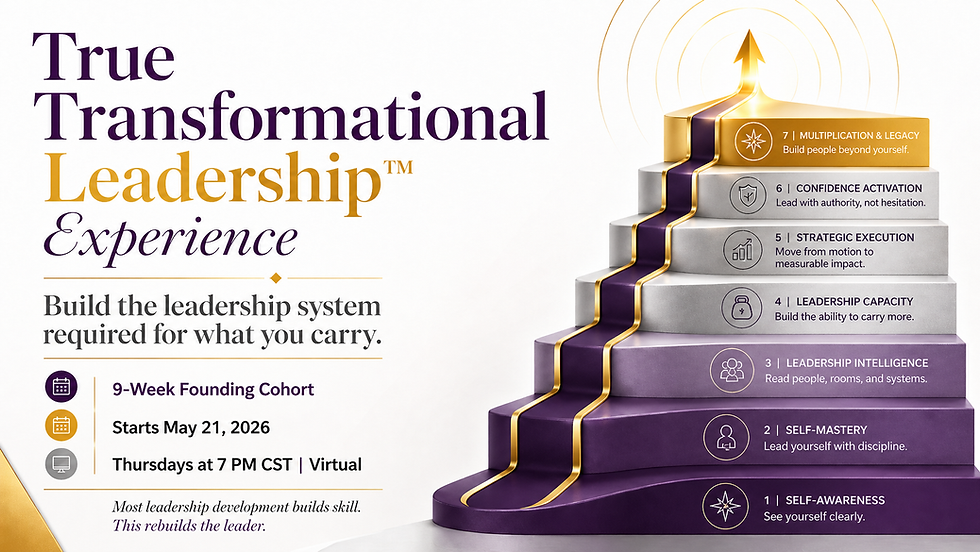True Transformational Leadership Experience