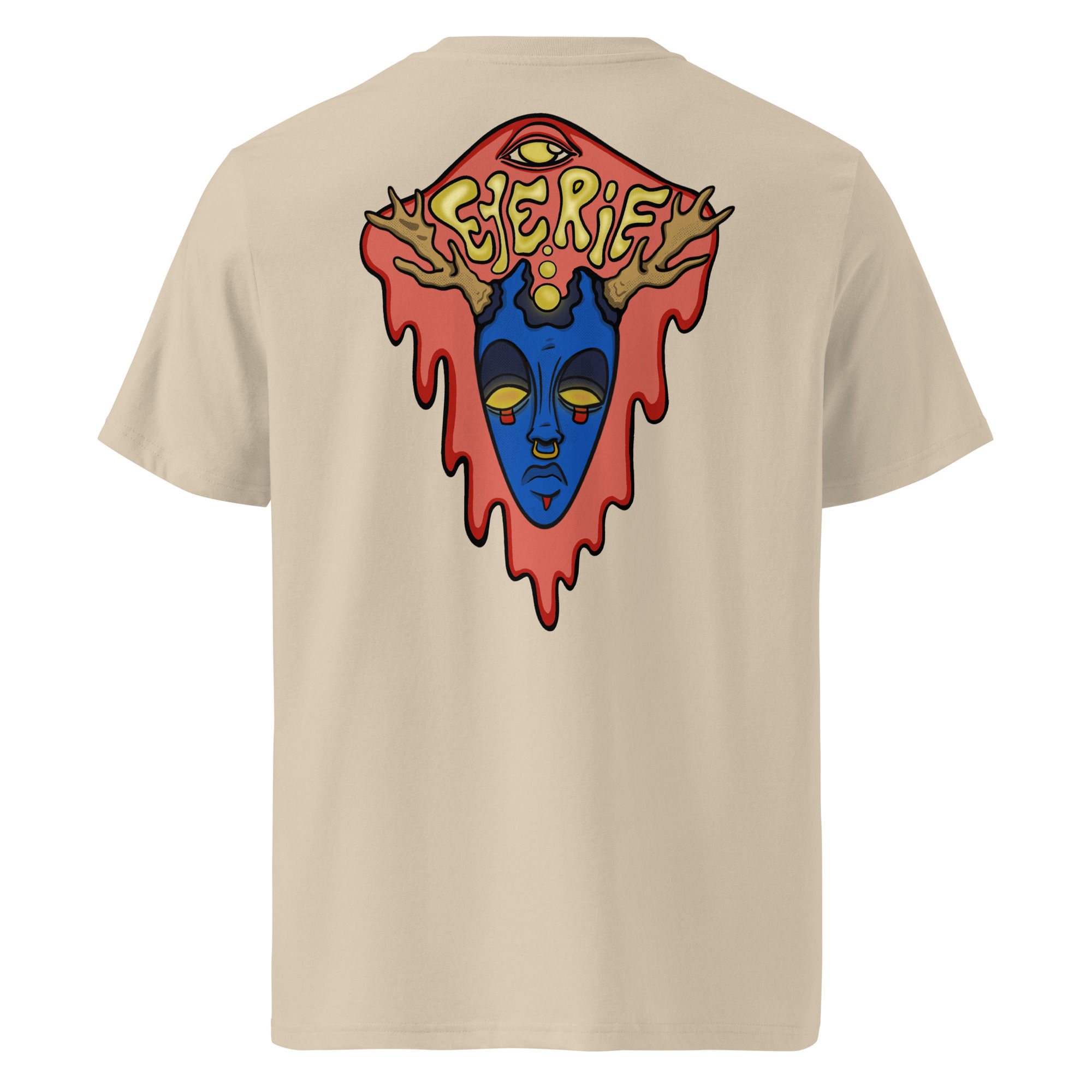 Irie Times light Unisex organic ribbed neck t-shirt