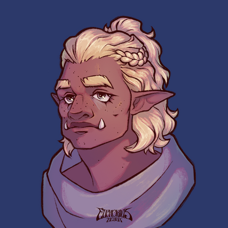 A shaded colour headshot of Barley.