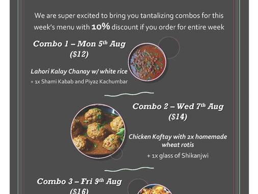 Weekly Menu- 3