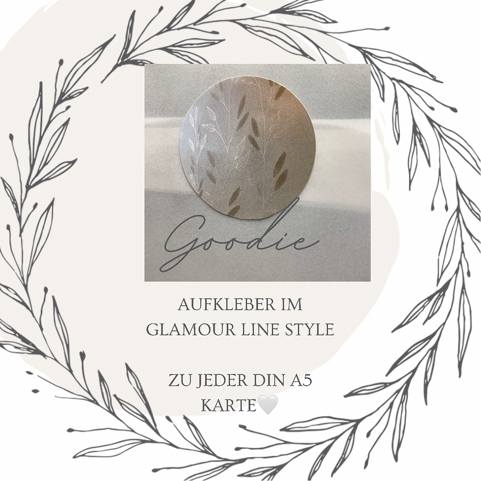 Miniaturbild: GLAMOUR LINE GREEN   Karte DIN A 5 mit Umschlag