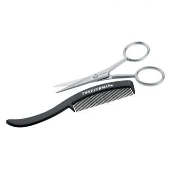 Tweezerman Moustache Scissors and Comb