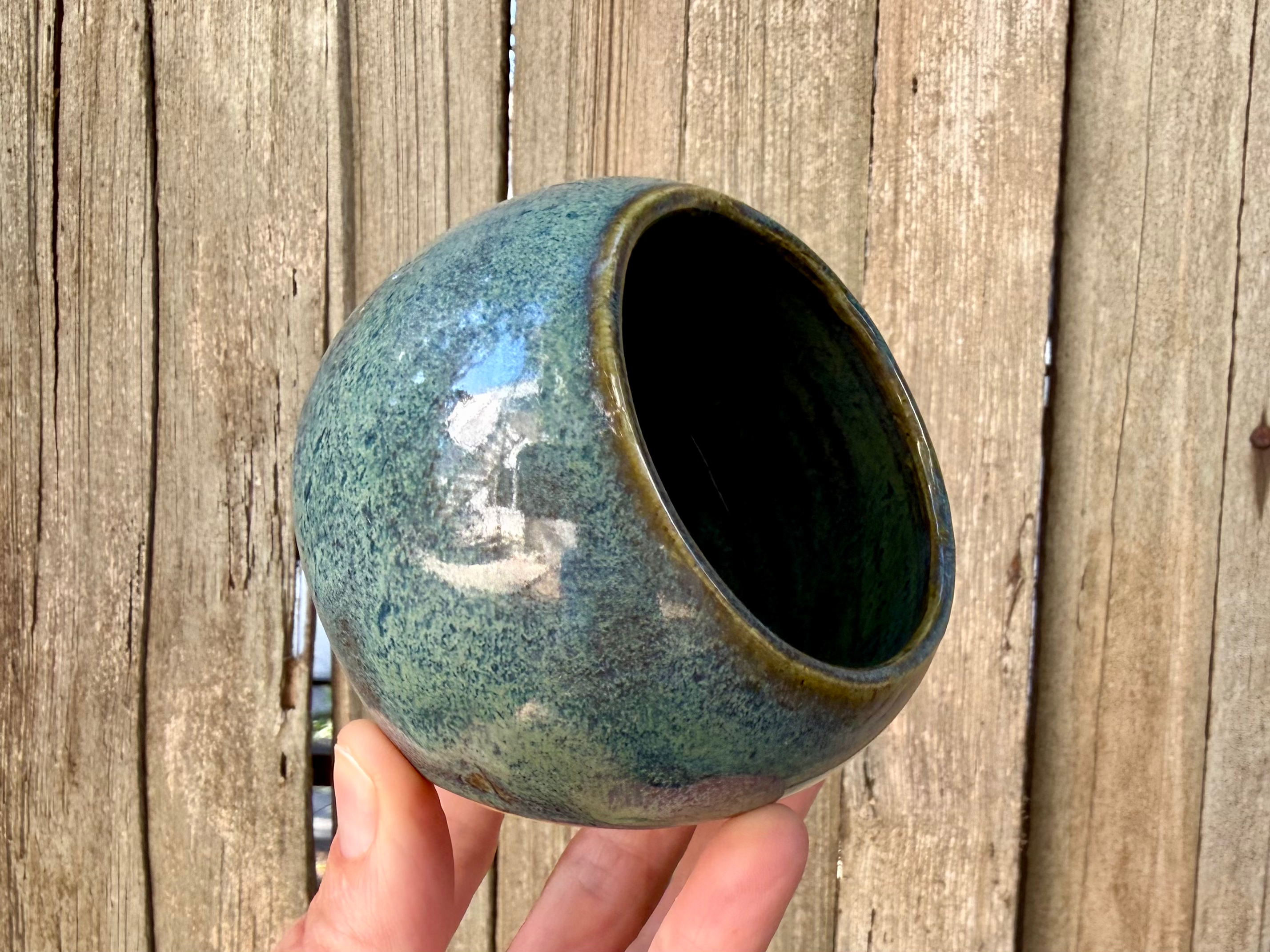 Blueish/green salt called