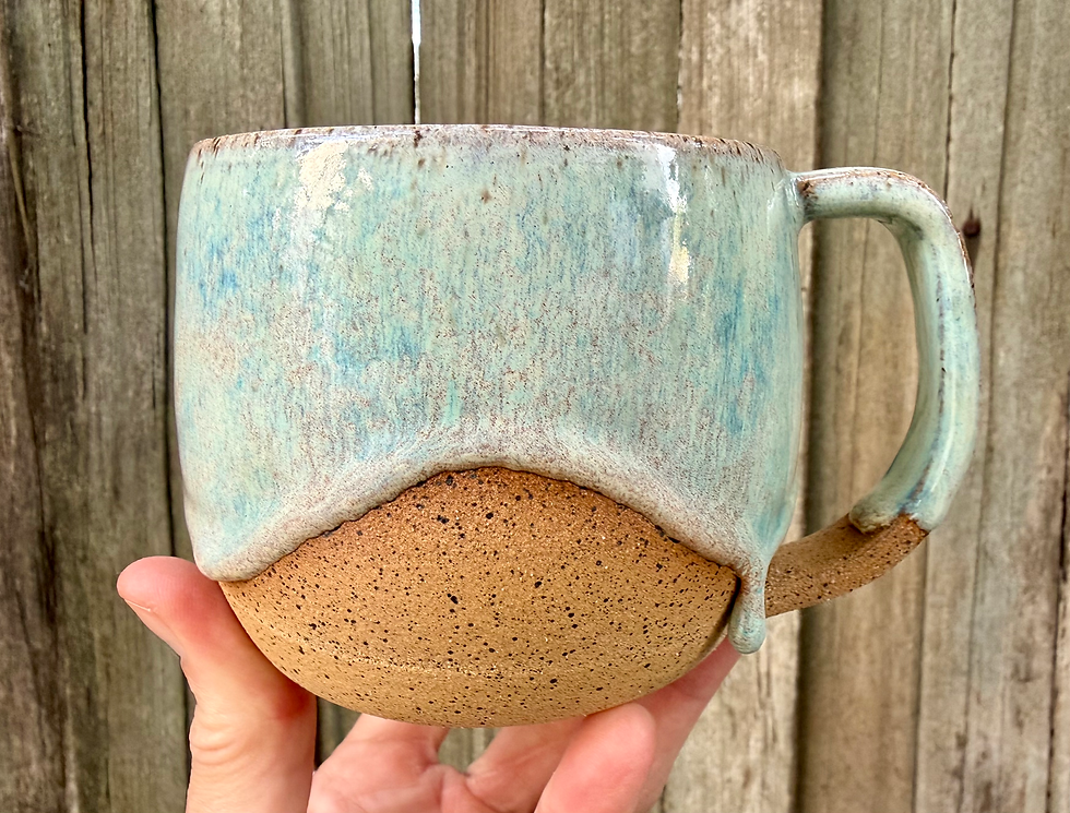 Thumbnail: Blue/green drippy mug