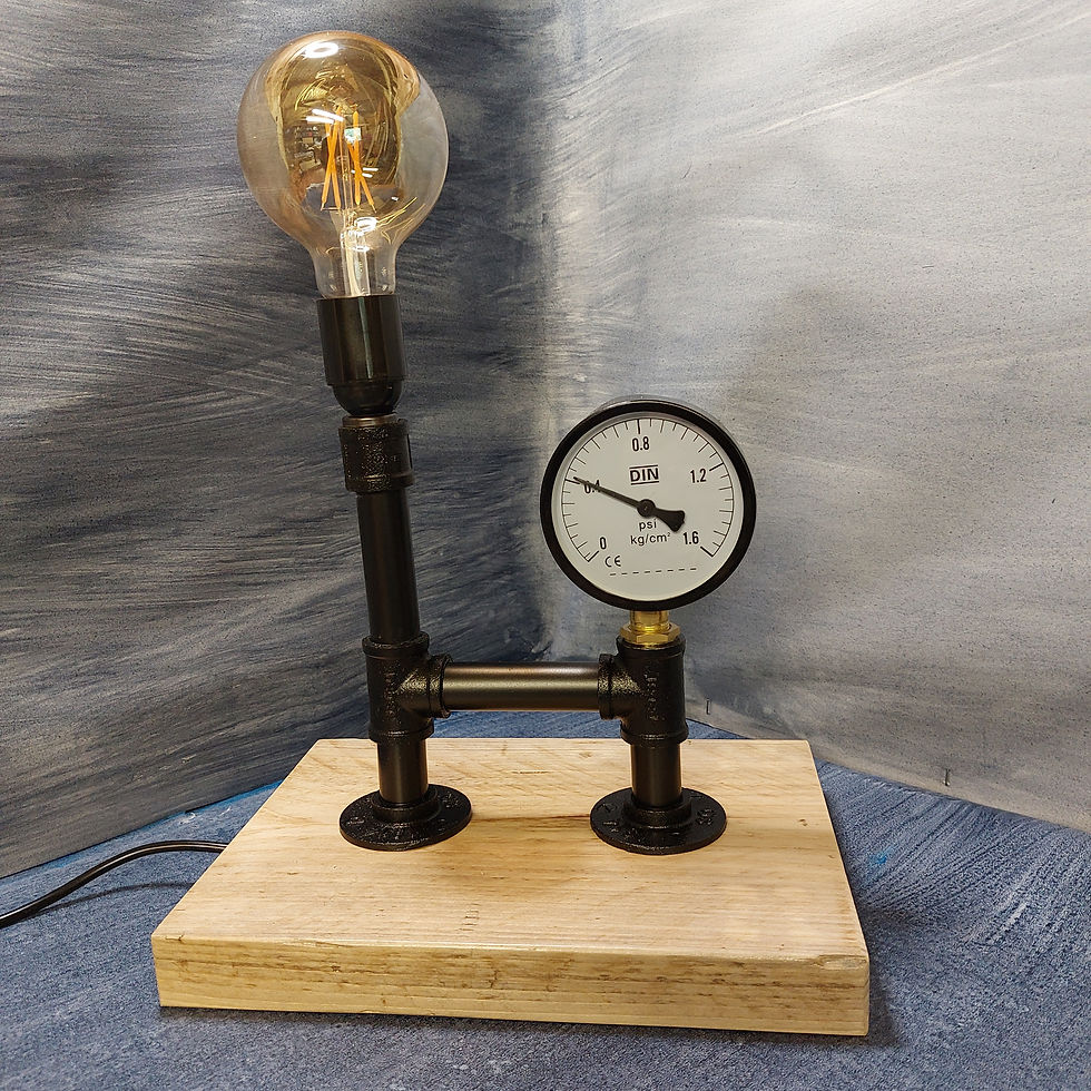 Thumbnail: Industrial Style Steampunk Decorative Table Lamp