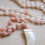 Thumbnail: TRANSLUCENT PEARL Mala 108 Gemstone beads (6mm)