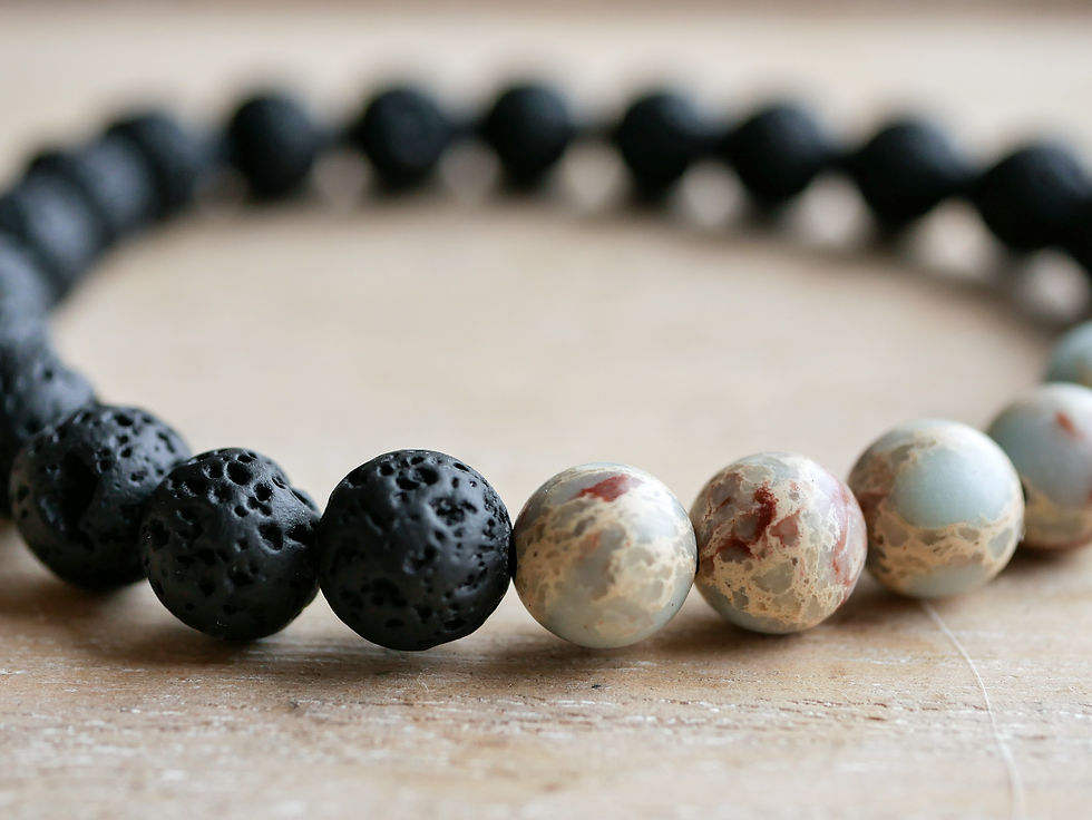 Thumbnail: DEEP OCEAN FIRE - Lava Bracelet