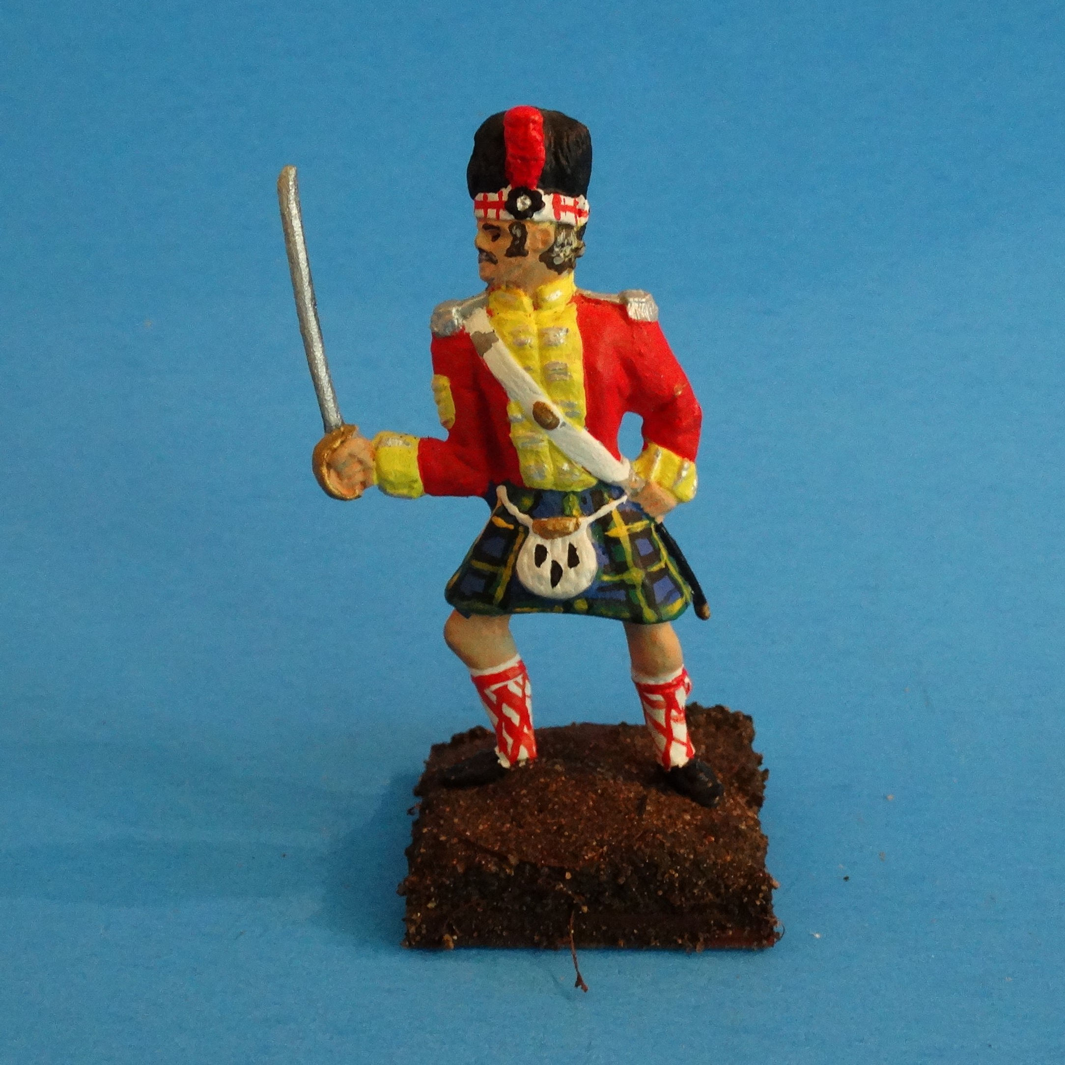 MI-535 - British Gordon Highlanders Sergeant - Napoleonics (1 fig) - Li'l Army