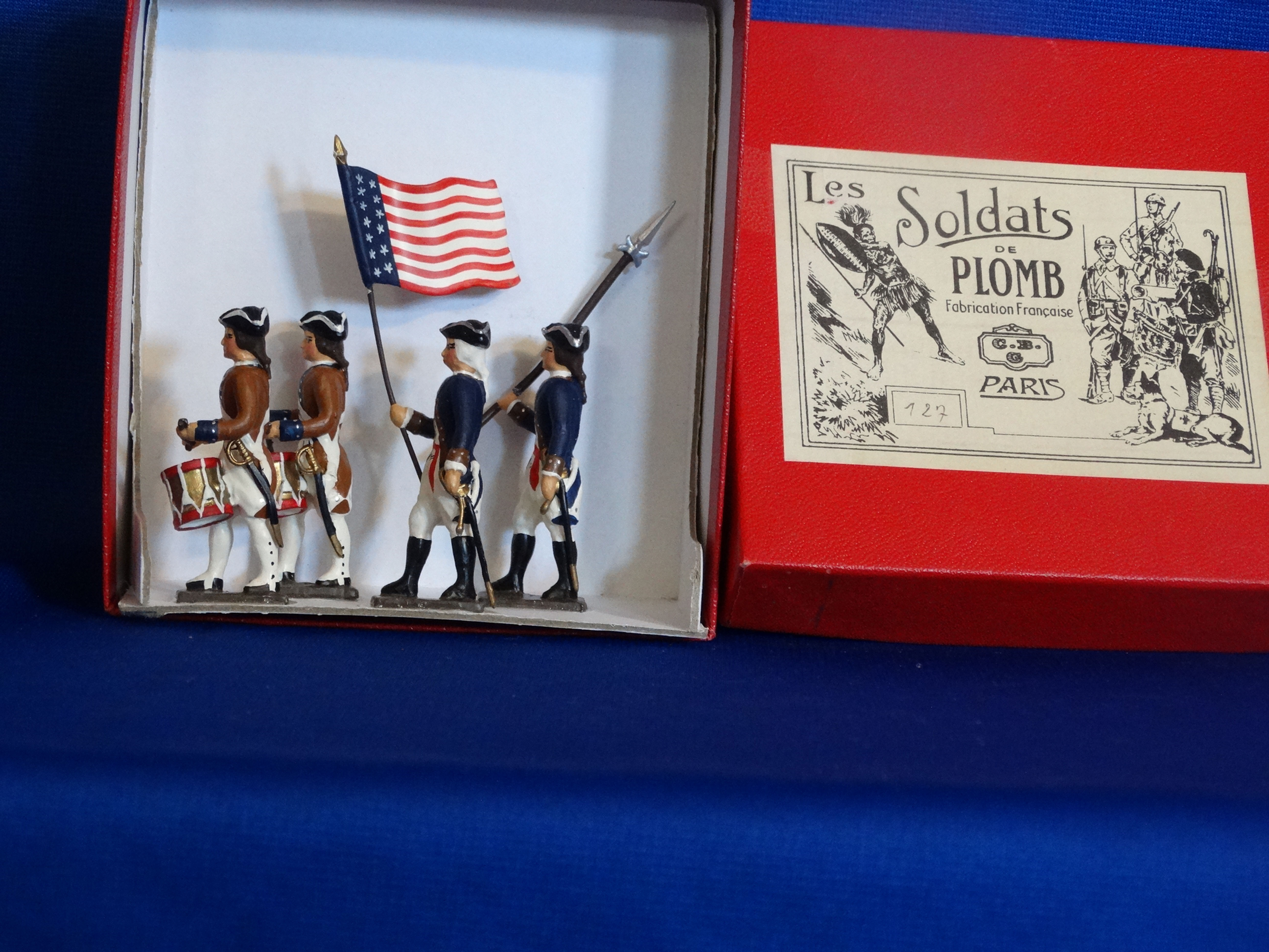 CONR-0046 - American Patriots Color Party - Mignot - 54mm - Metal with Box