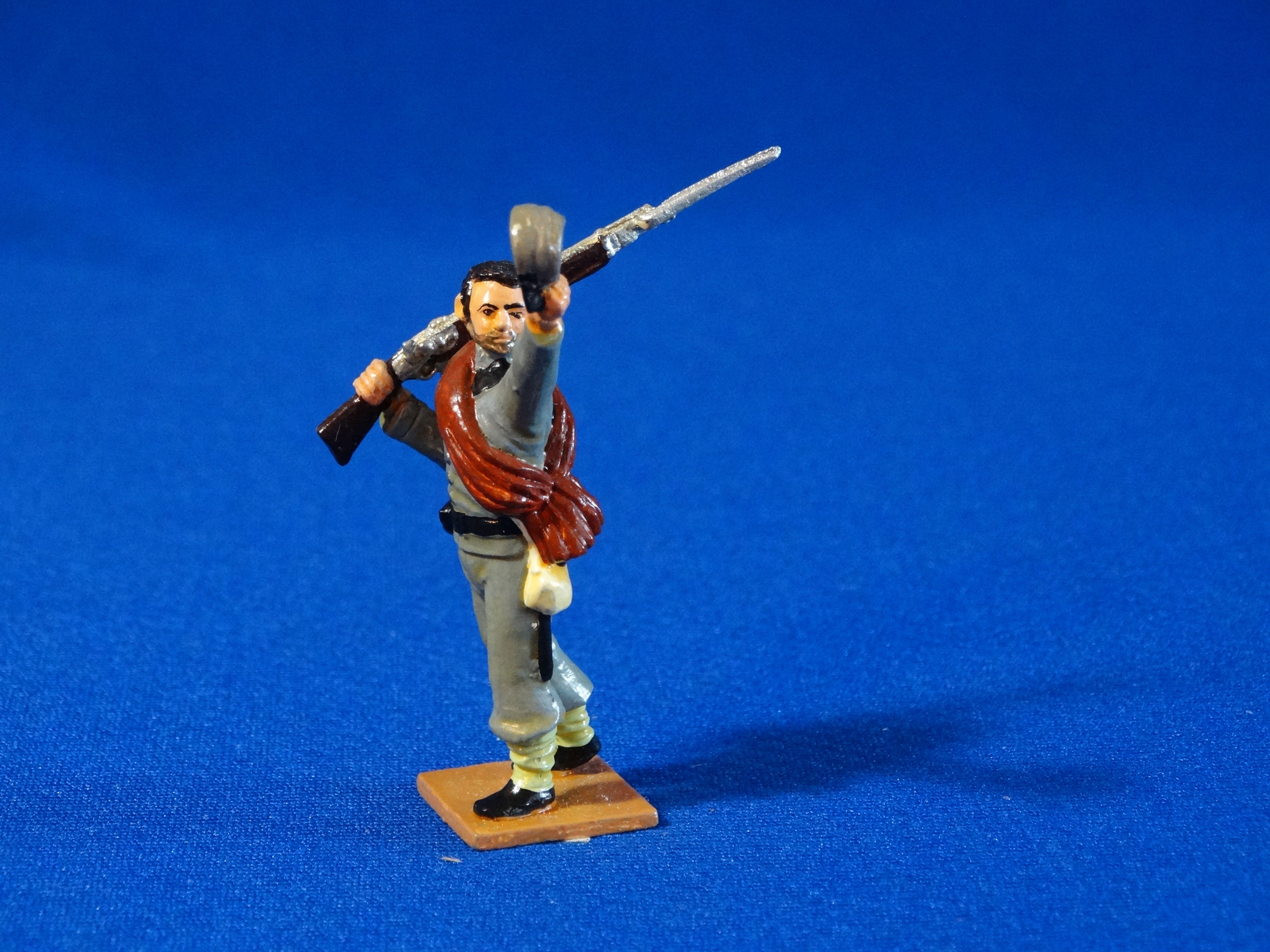 CORD-C009 - Confederate Firing - ACW - Unknown Manufacturer - 54mm Metal