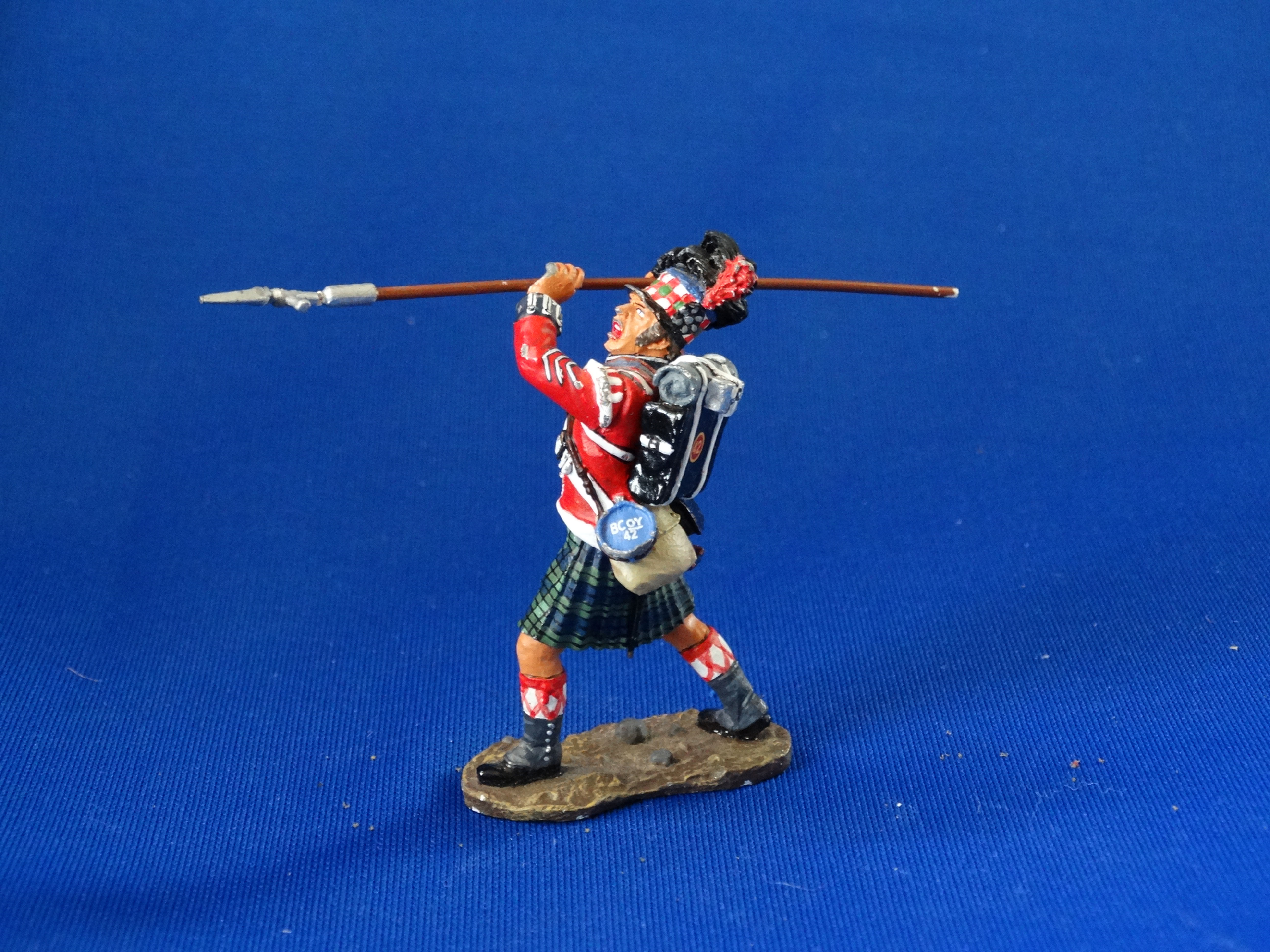 MI-844 - Blackwatch Sergeant Attacking with Pike (NA051) - Napoleonic - K&C