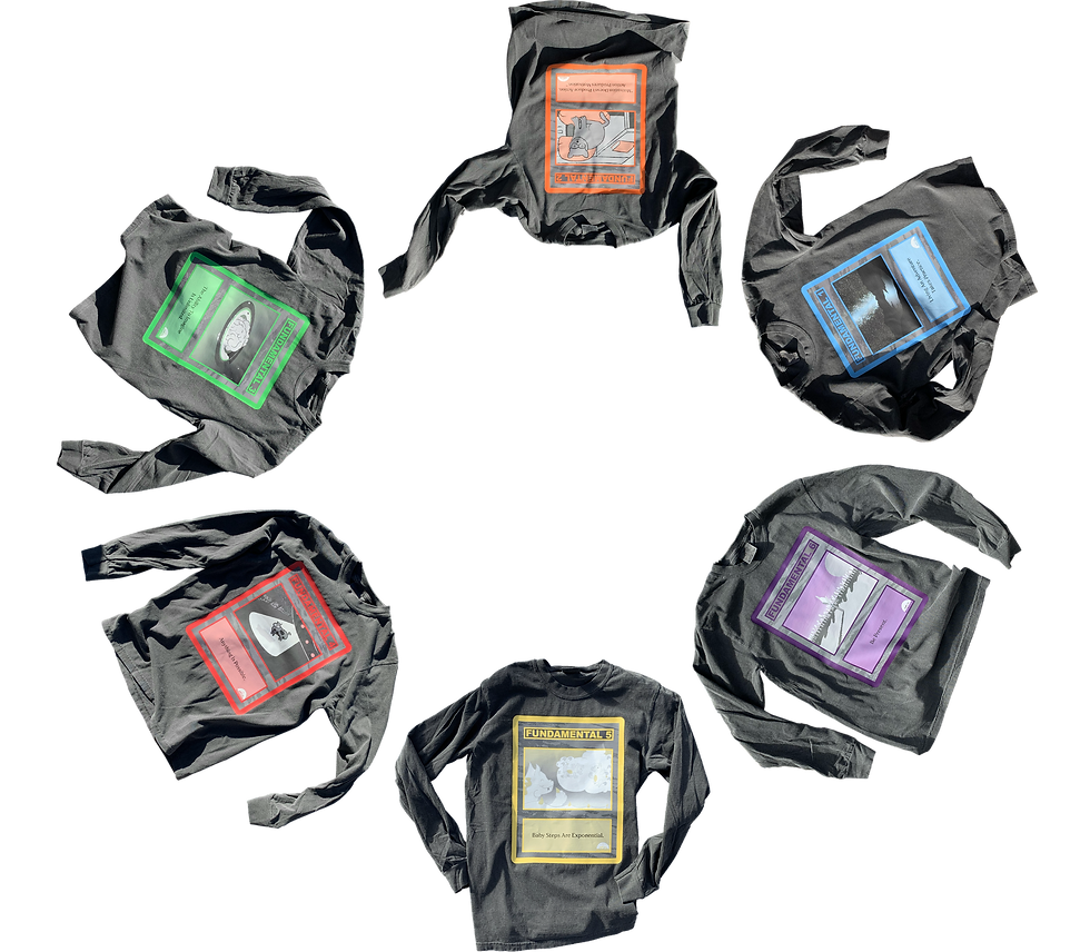 How Mountain Fundamentals 1-6, Shirts