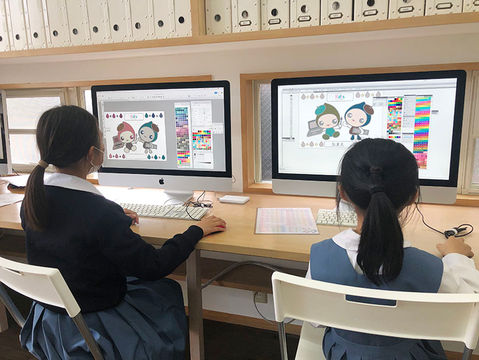 福山市からの小学5年生と2年生のお友達、キディーズおかやまへようこそ!