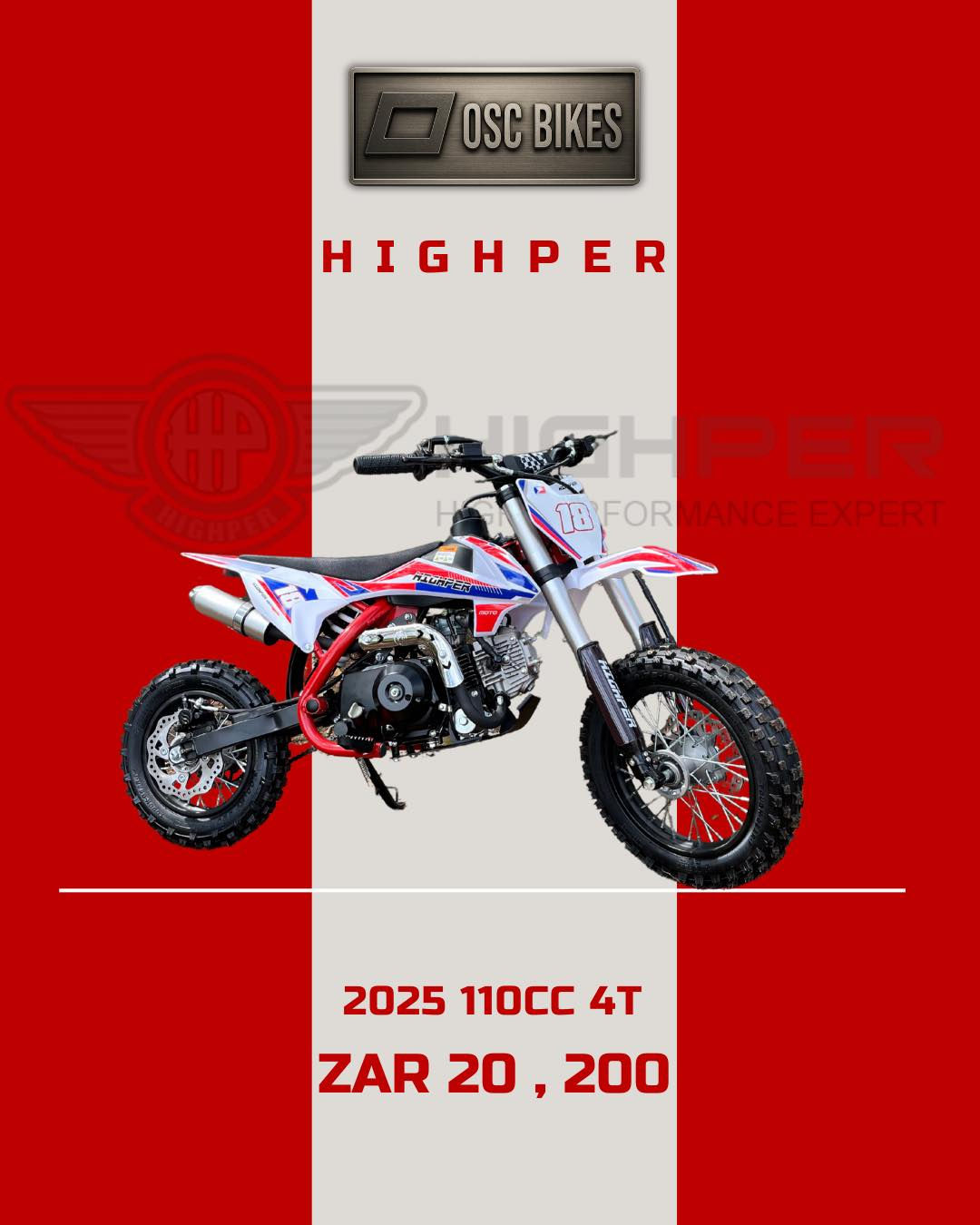 2025 HIGHPER 110CC 4T