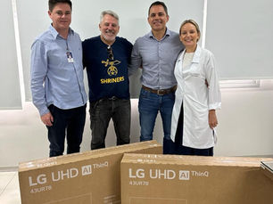 SALAH SHRINERS – GRANDE FLORIANÓPOLIS CONTRIBUI COM A HUMANIZAÇÃO DO ESPAÇO DE HEMODIÁLISE DO HOSPITAL REGIONAL DE SÃO JOSÉ “DR. HOMERO DE MIRANDA GOMES”