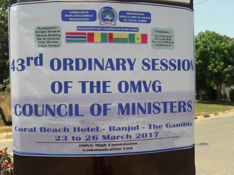 43ème Session Ordinaire du Conseil des Ministres de l' O.M.V.G.