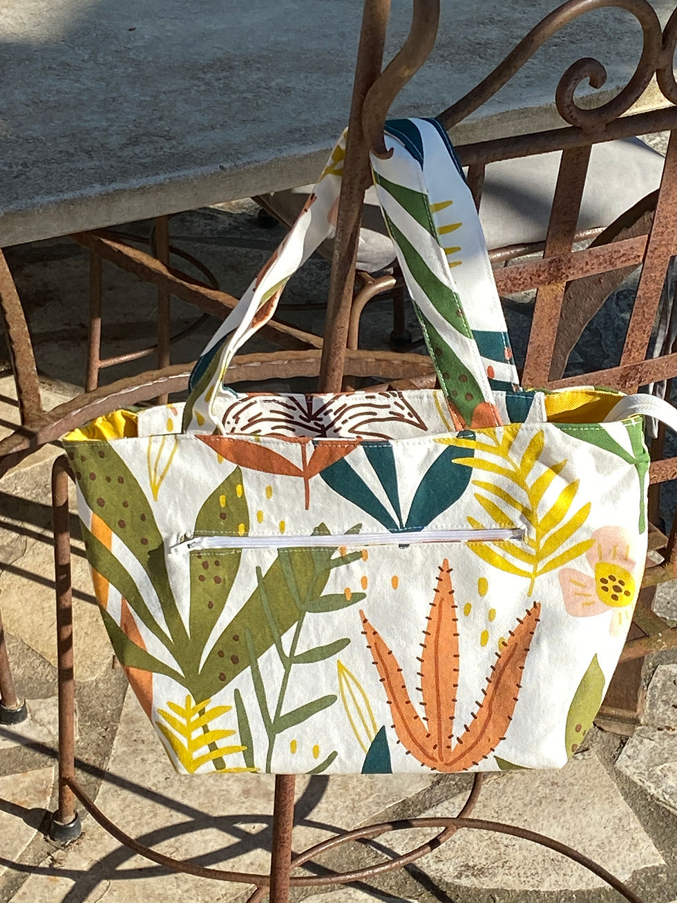 Miniature : Sac Cabas - Tissu Fleurs d'été